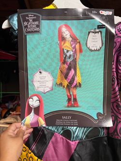 Sally Nightmare Before Christmas Deluxe Child Costume Size L/G (10-12)