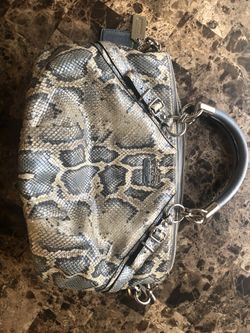 Coach snake print purse