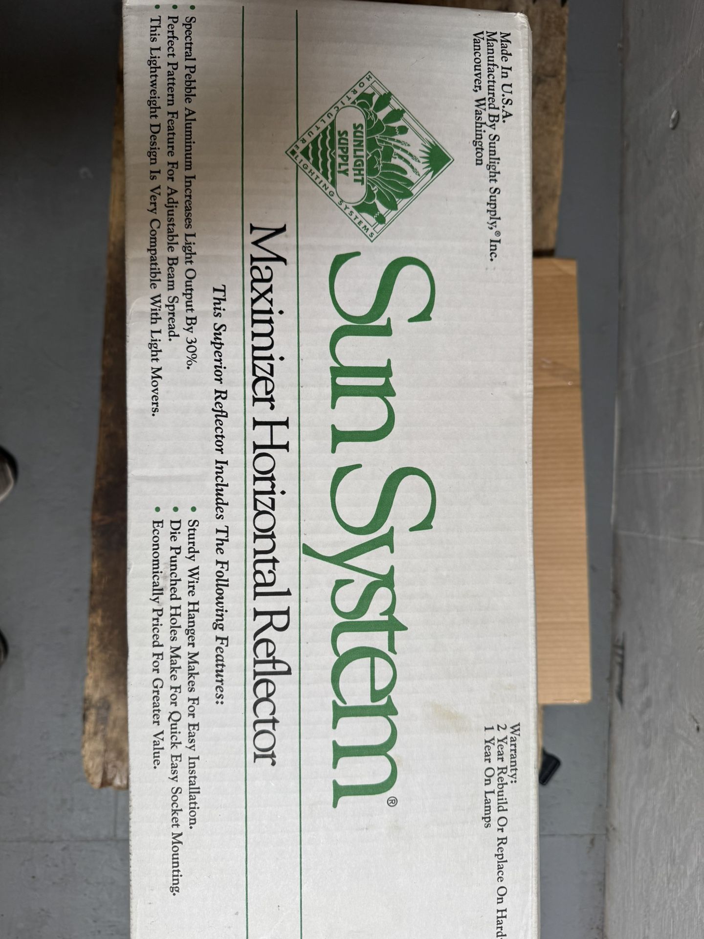 Sun system Grow Light Reflector
