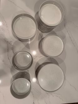 West Elm White Ceramic Dinnerware Set