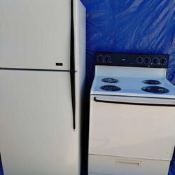 Electric Fridge And Stove