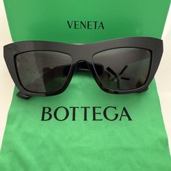 BOTTEGA VENETA BLACK SUNGLASSES 