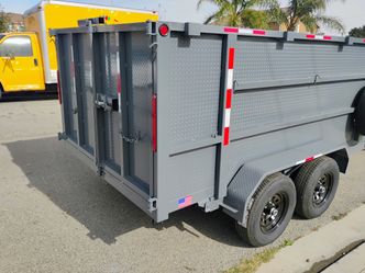 Dump trailer trailas