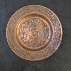 Hand Made decorative copper plate