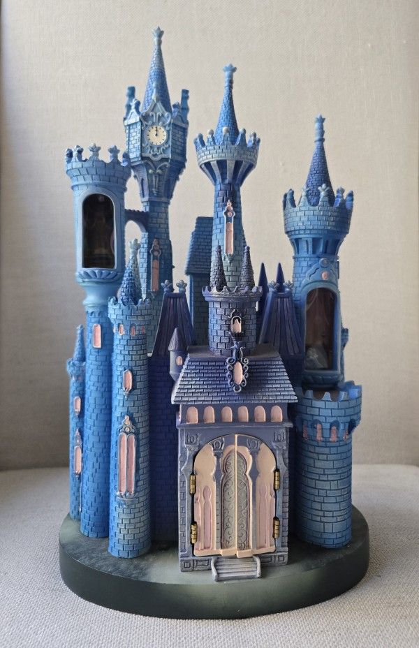 Disney Cinderella Castle Collection Light-up Figurine Statue Collectible