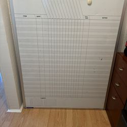 White board , 49.5 x 37