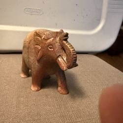 Elephant Carved Out Of Marble