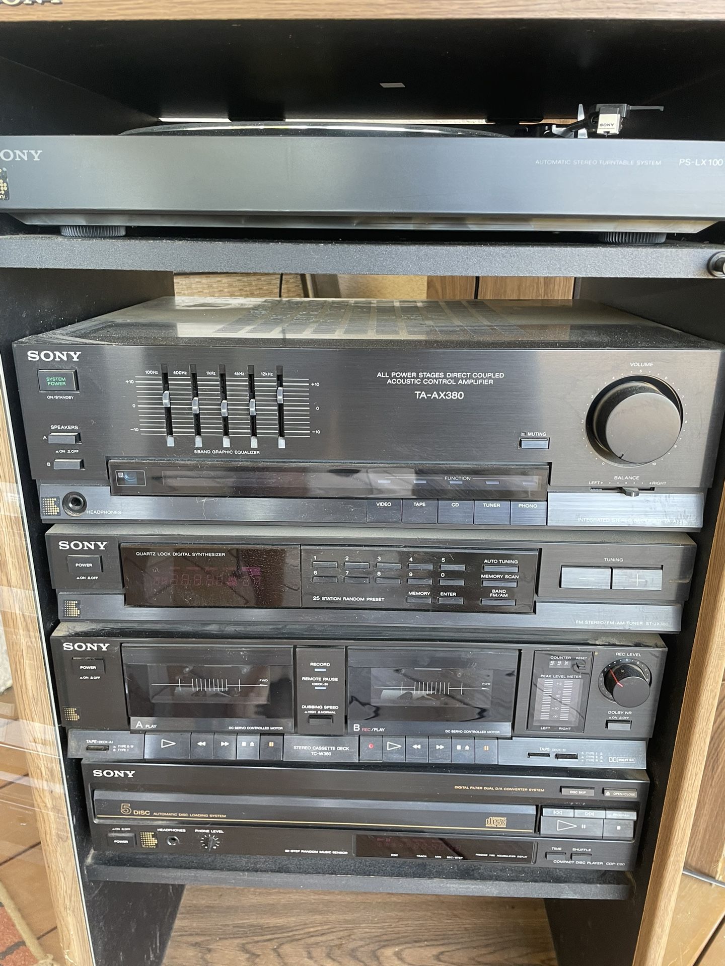 SONY STEREO COMPONENT SYSTEM