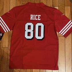 Rice Red 49ers Men Jersey