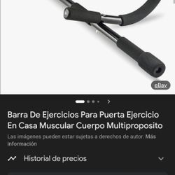 Doorway Exercise Bar — Multipurpose Home Workout Equipment for Full-Body Muscle Training