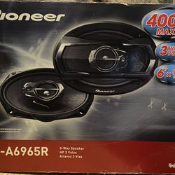 Pioneer 6x9 Inch 3-Way 420 Watt Coaxial Audio Audio Stereo Speakers | TS-A6966R 