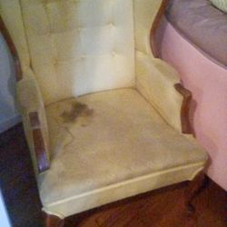 Yellow Antique chair 