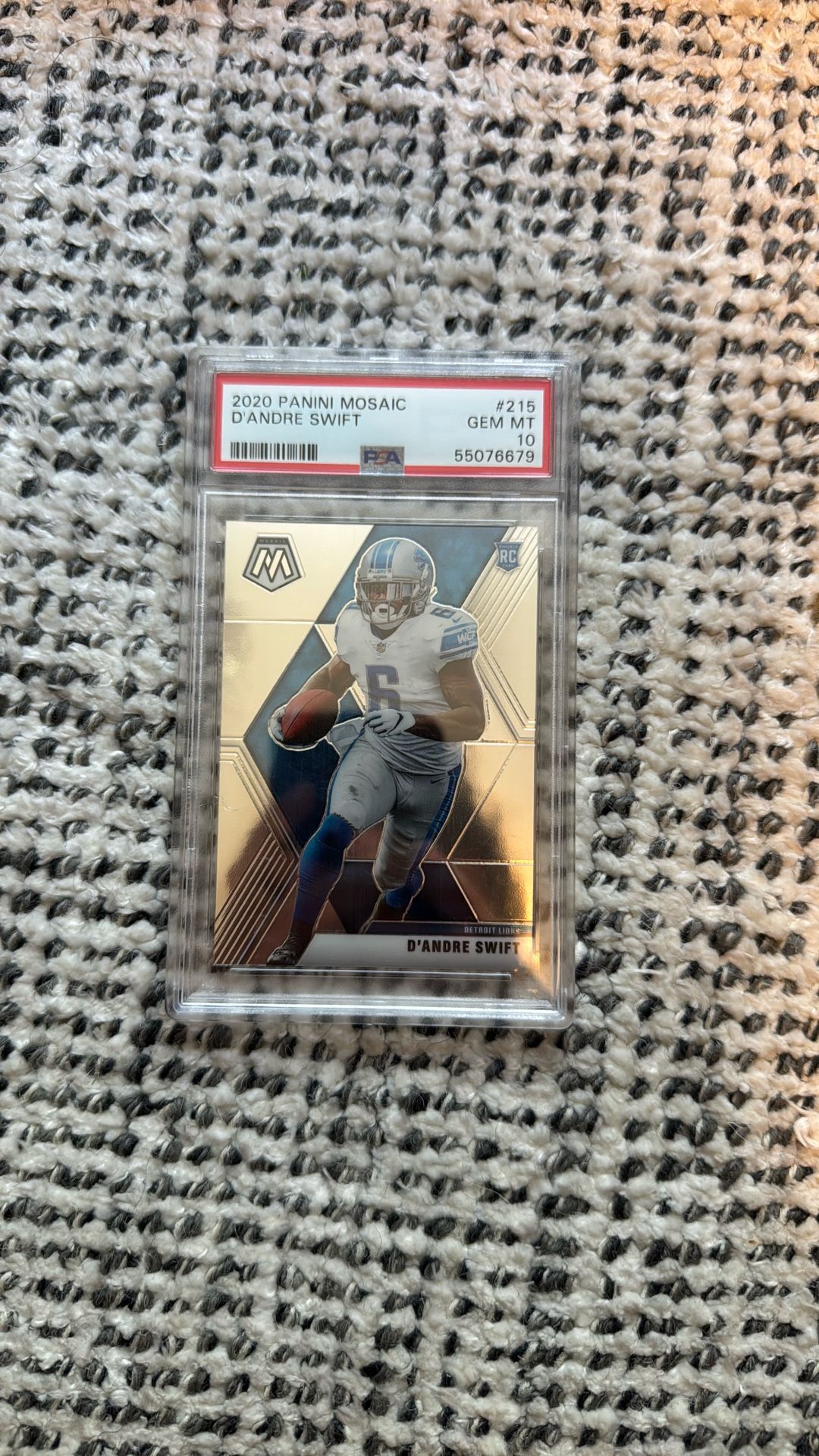 D’Andre Swift PSA 10 Rookie Card