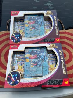Pokemon 30th anniversary Greninja ex box