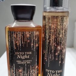 Into The Night Body Spray And Shower Gel Bath And Body Works
