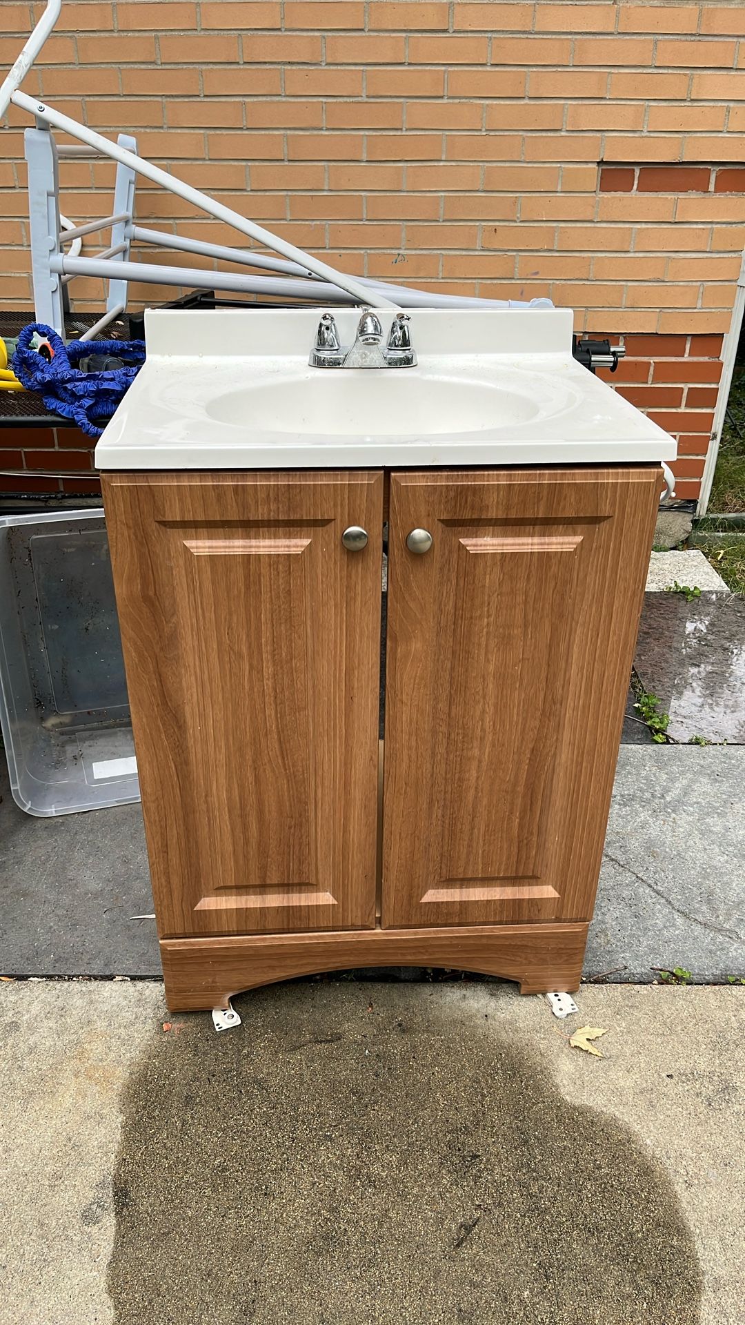 Cabinet And Sink& Faucet  ,24 Inch Wide,Asking $$29 or Best