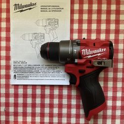 Milwaukee. M12 FUEL  Lithium Ion 1/2” Brushless Cordless Hammer Drill (Tool Only). 3404-20.