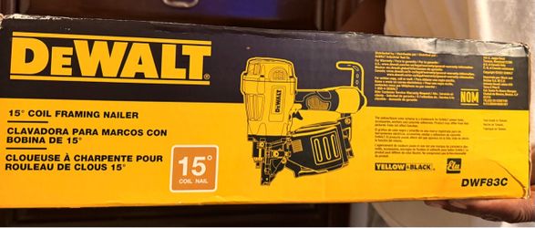 DeWalt DWF83C 15° Coil Framing Nailer