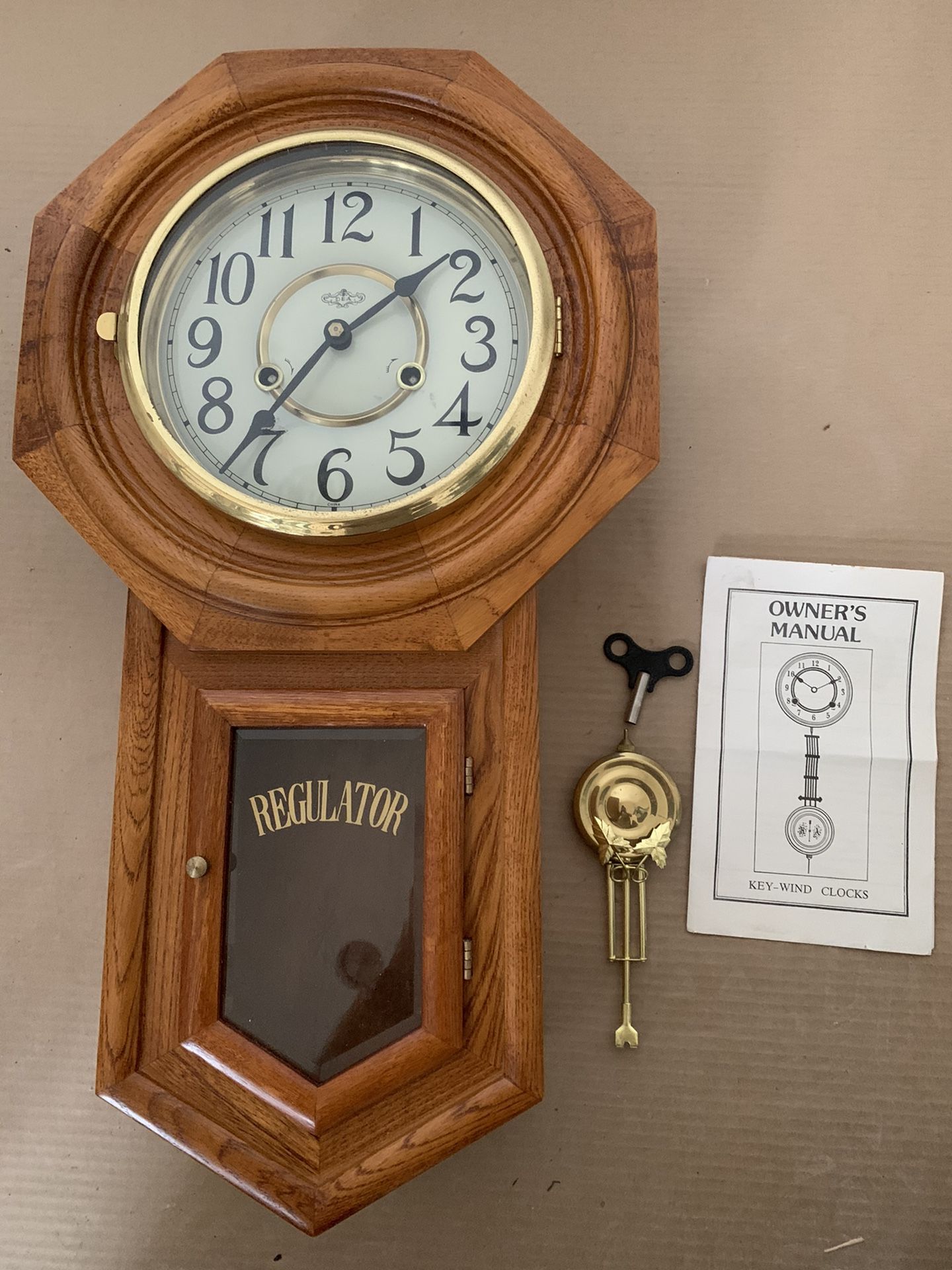 Key Wind Clock