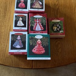 Collective Barbie Doll Holiday Ornaments