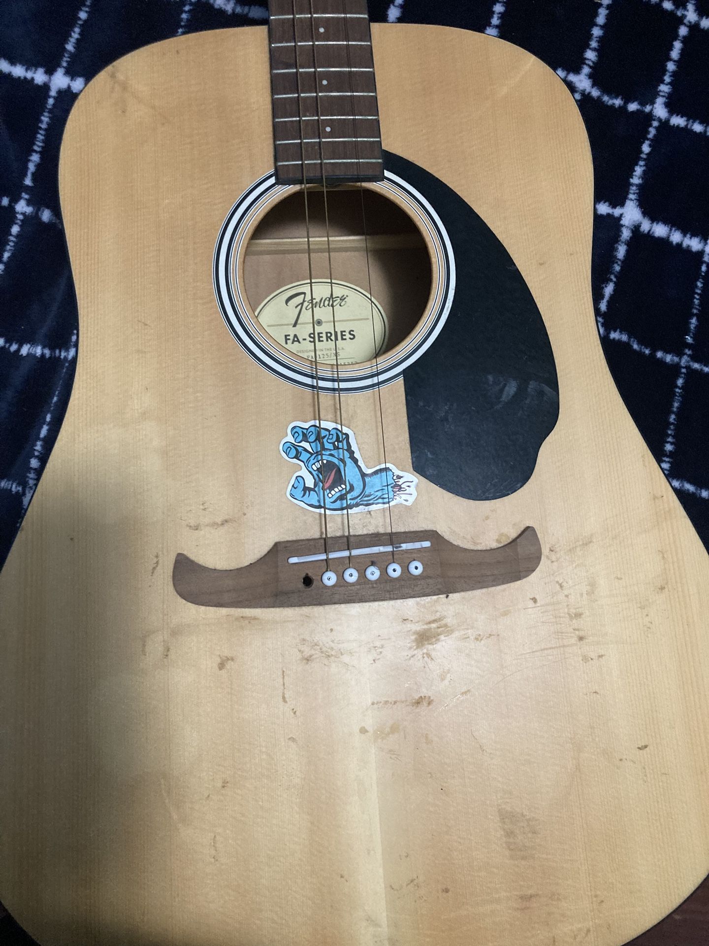 Fender Fa Series Just Needs New String A Bit Of Wood Damage