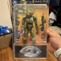 HALO 2 Master Chief With Battle Rifle And SMGs Series 1