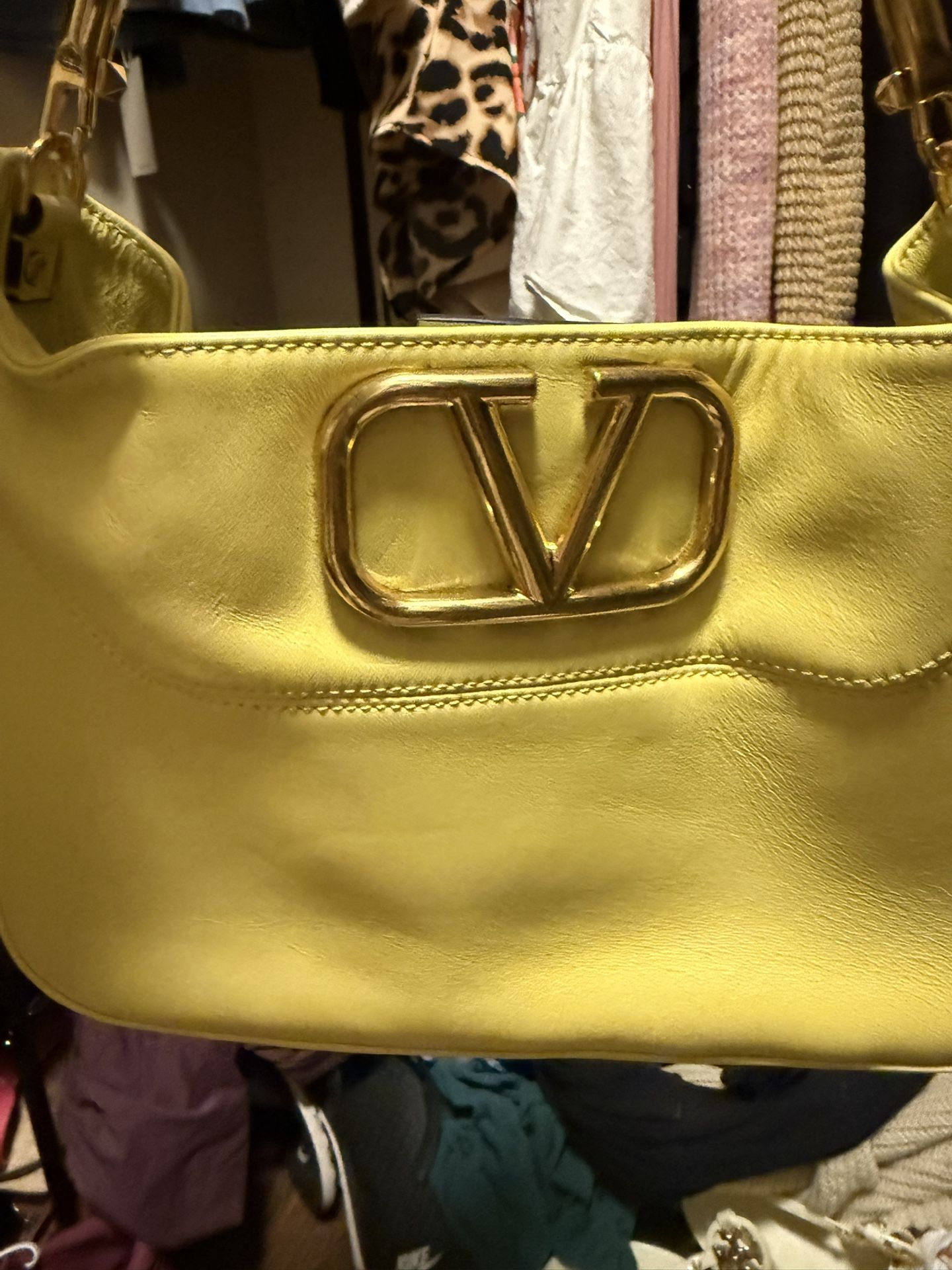 Valentino Banana Yellow Crossbody/shoulder