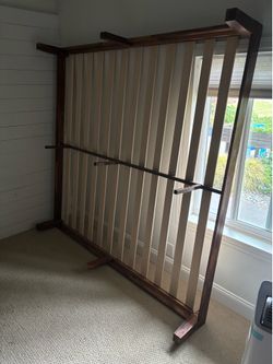 King Size Bed Frame: Espresso