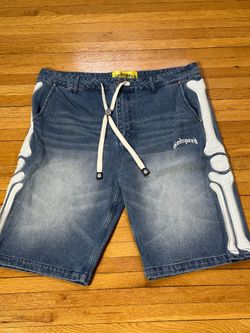 GODSPEED FEMUR DENIM SHORTS BLUE