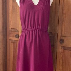 LOFT Plum Purple Dress Women's Size S Small Petite

