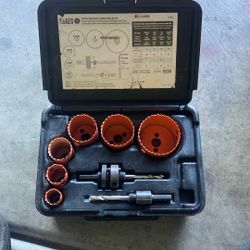 Klein Tools Bi-Metal Hole Saw Kit, 8-Piece