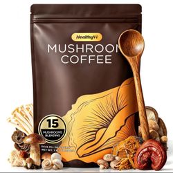 HealthyVi Mushroom Coffee Blend 7.05 oz