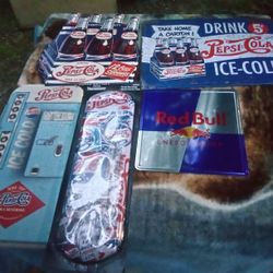 Pepsi Cola Metal Signs.