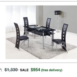 Dining Glass Table Only