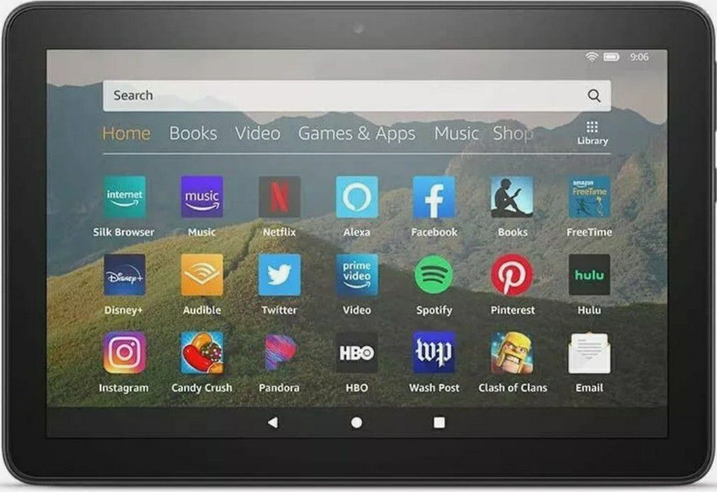 Amazon Fire tablet HD 8" color black edition, 32 GB, 2020