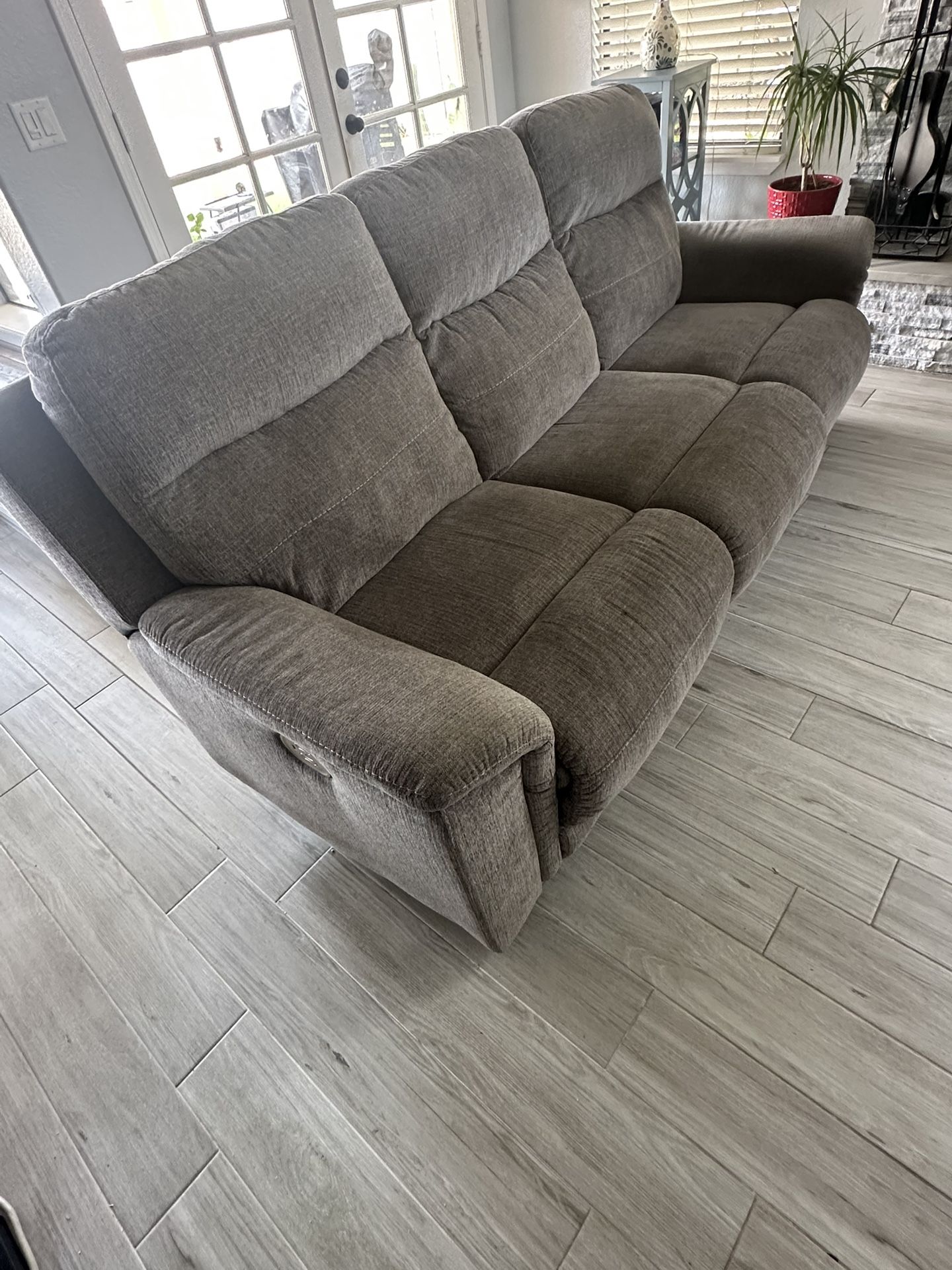 Ashley Gray Sofa and Matching Chair
