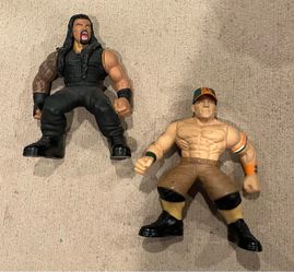 Wwe 14 inch figures John Cena and Roman Reigns