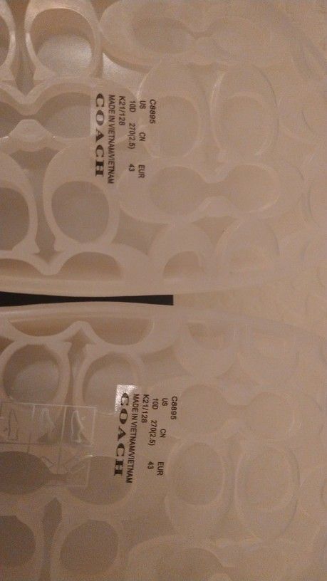 Men's COACH Slides Size 10 NEW