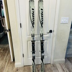 VOLKL SKIS WITH BINDINGS 163cm