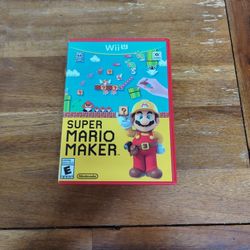 Super Mario Maker Nintendo Wii U 