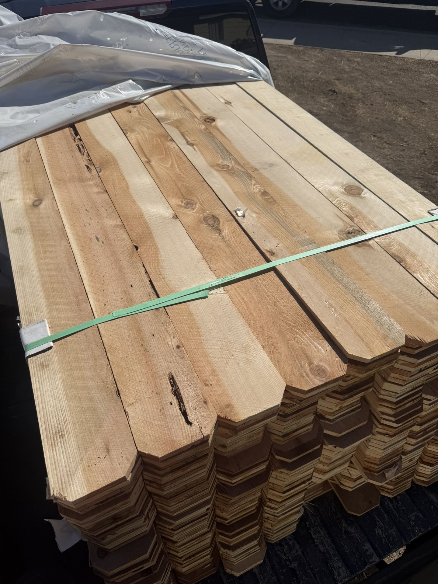 NEW FENCE WOOD MADER NUEVA DE CEDRO 