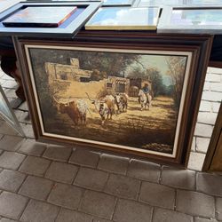 Several paintings for decorating living rooms or bedrooms