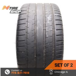 Set of 2 Used  7.5/32  Run Flat Summer  285/30ZR20  95Y  Michelin  Pilot Super Sport ZP