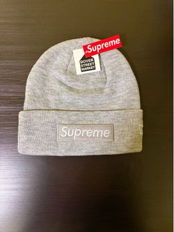 New Grey Supreme Beanie