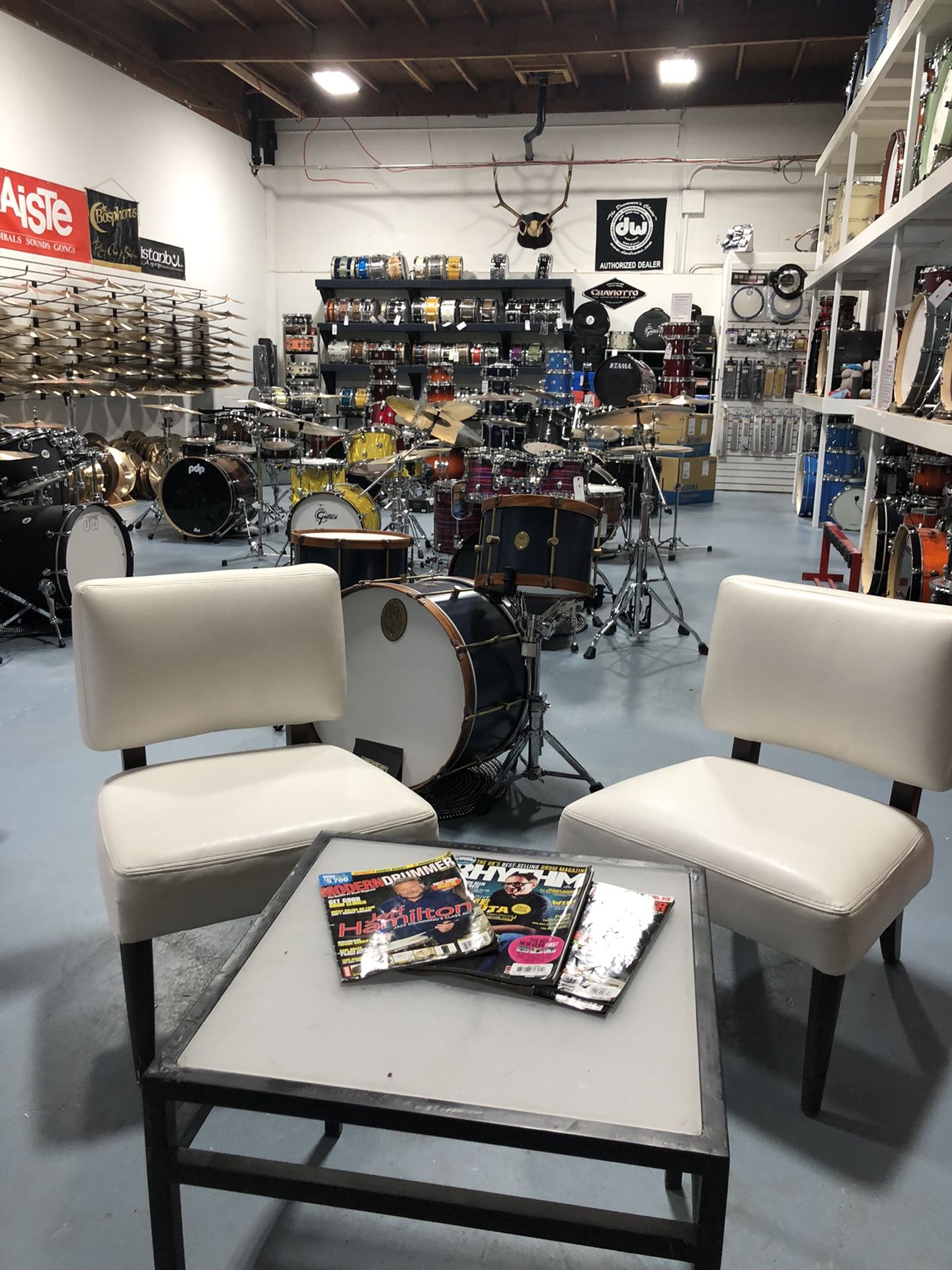 Drums and cymbals , My new store in Bellevue opens this Saturday for