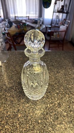 Waterford crystal wine decanter.