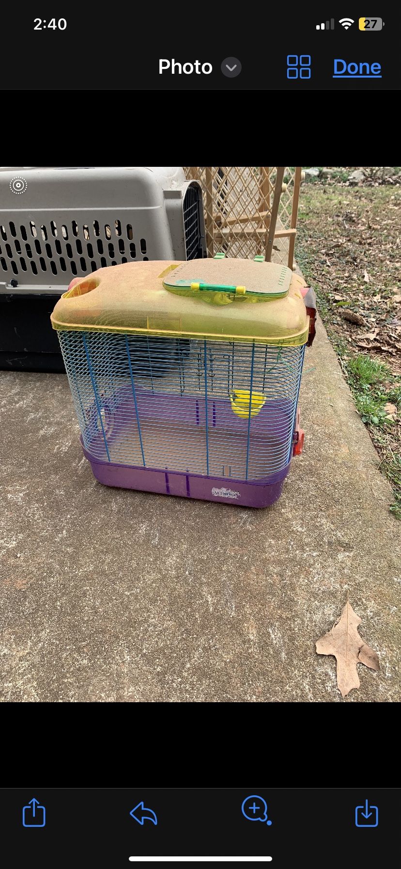 Small animal cage