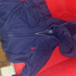 Boys Polo Hooded Jacket Size 6