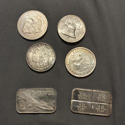 1 ounce .999 silver bars