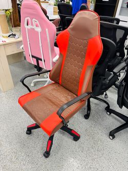 Brown & Red Gaming Chair🤎❤️ HX-0019-1-ZH